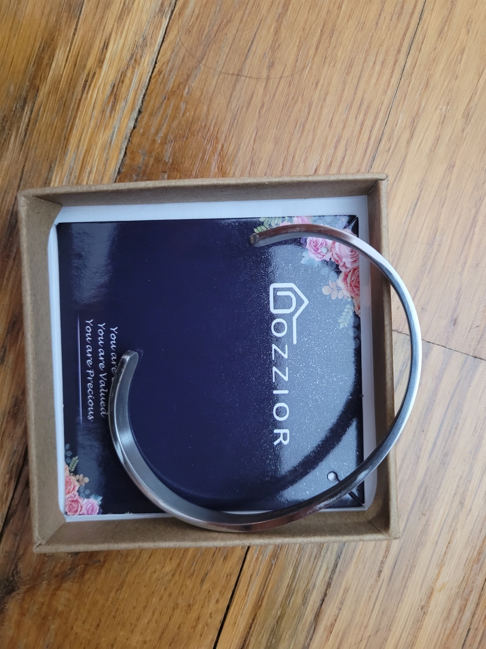 Dozzior Silver Women’s Cuff Bracelet